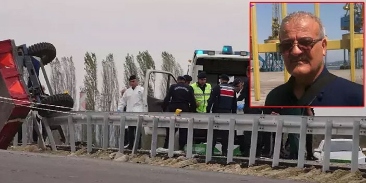 Çorum’da traktör ile TIR çarpıştı: 2 ölü, 1 yaralı