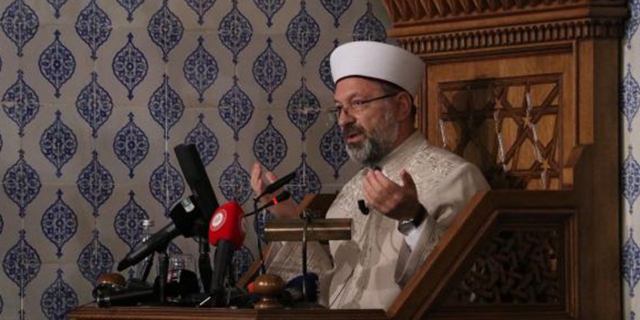 Diyanet İşleri Başkanı Erbaş’tan Filistin için dua
