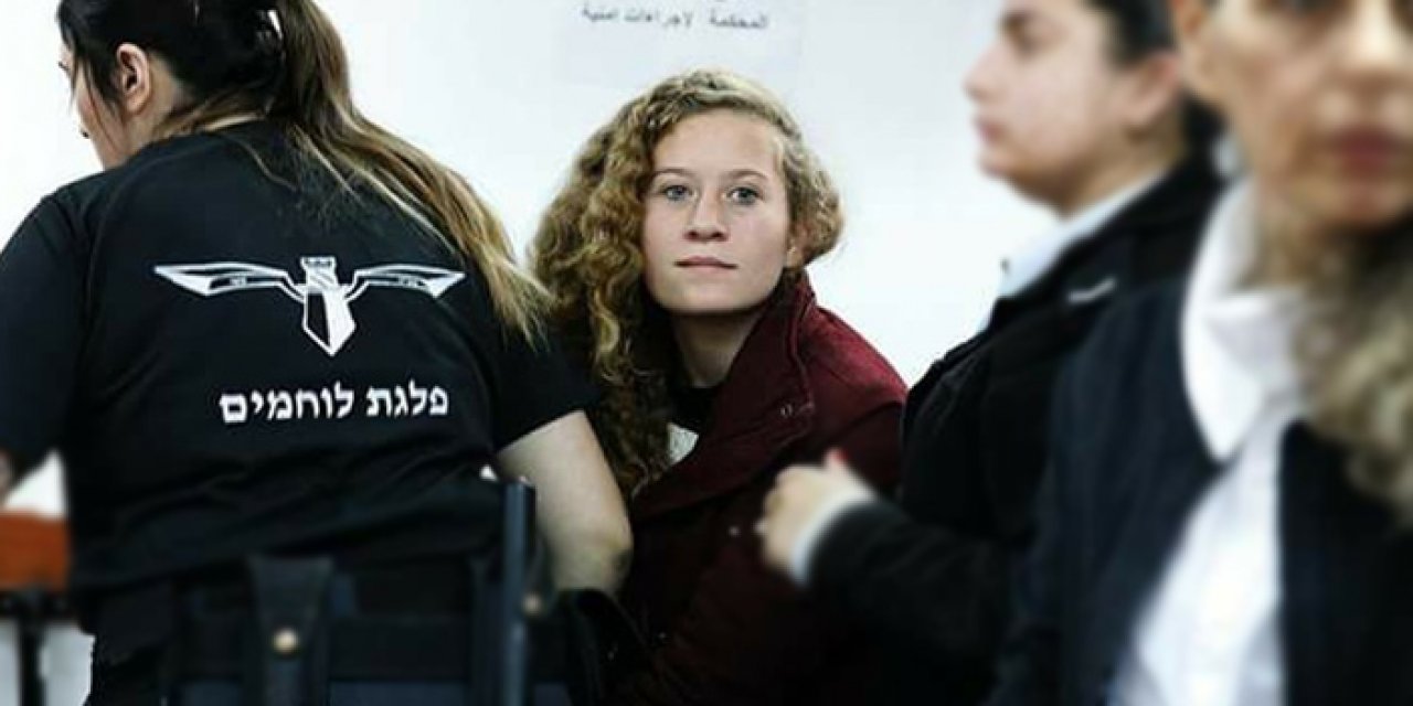 "Filistinli cesur kız" Ahed Tamimi gözaltına alındı