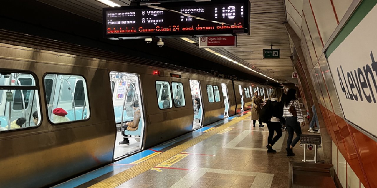 Metro istasyonunda intihar girişimi!