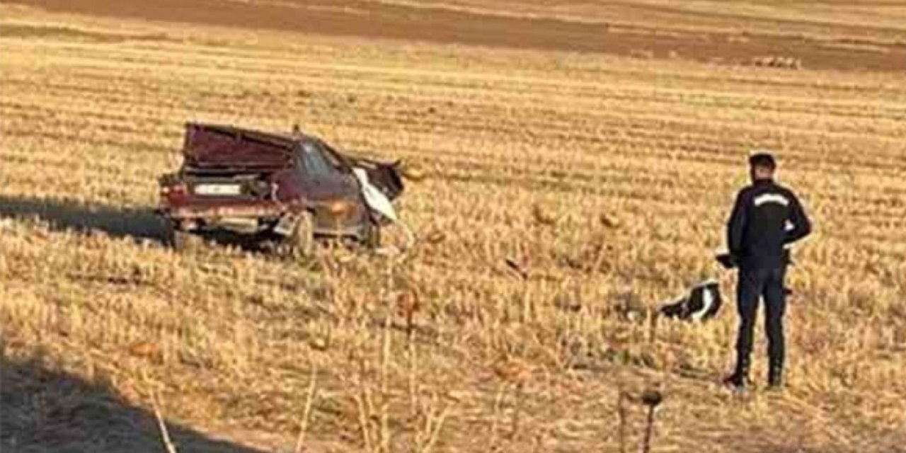 Konya'da ölümlü kaza! Sürücü camdan fırladı...