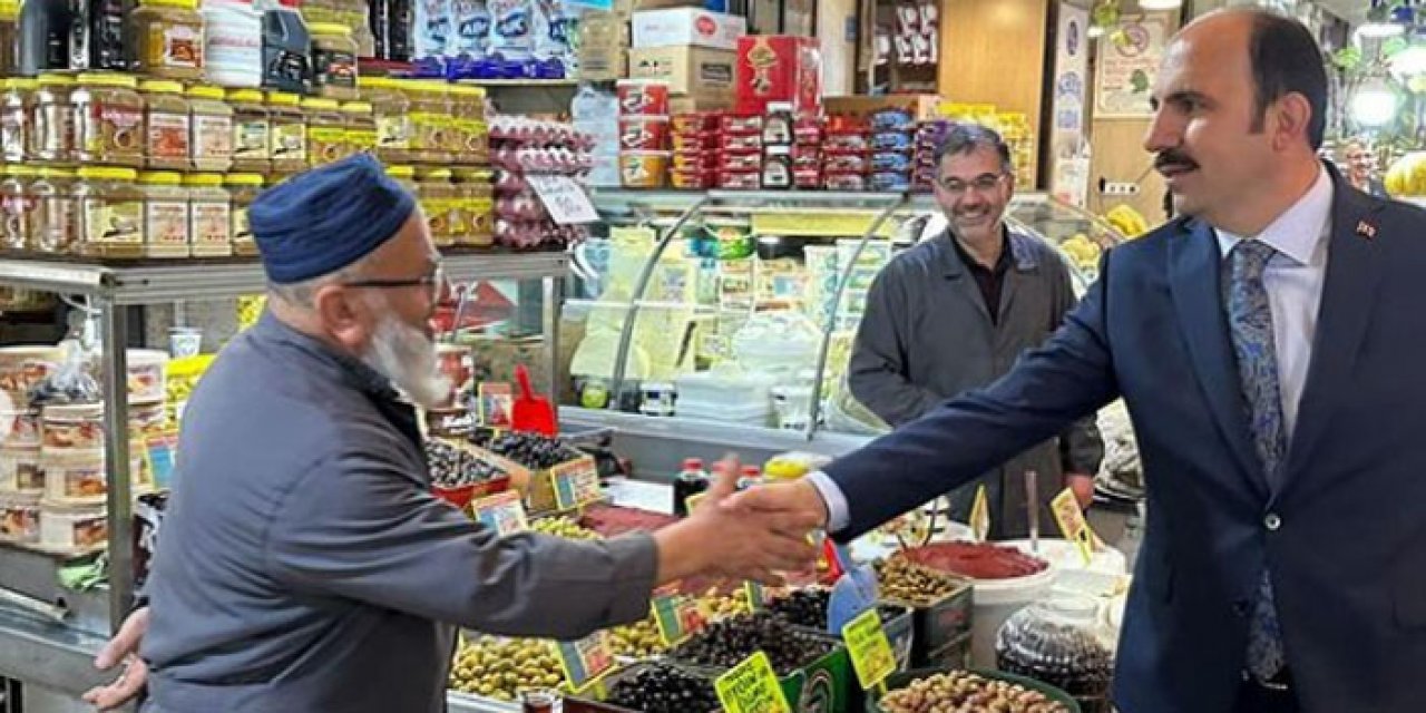 Konya Büyükşehir Belediye Başkanı'ndan esnaf ziyareti