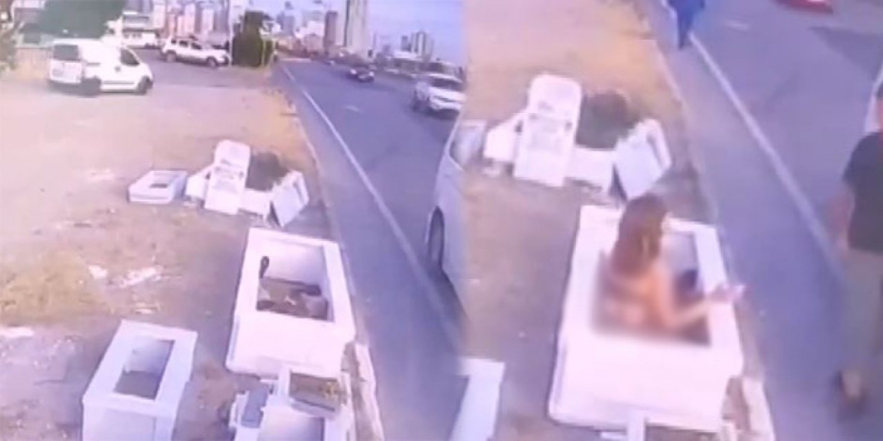 Bu da oldu: Bedava mezar buldu içine girdi