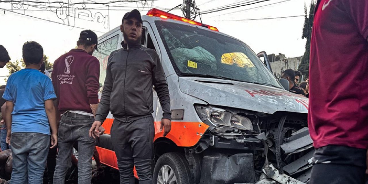 Filistin Kızılay’ı son durumu açıkladı: “Ambulansları hedef alıyorlar”