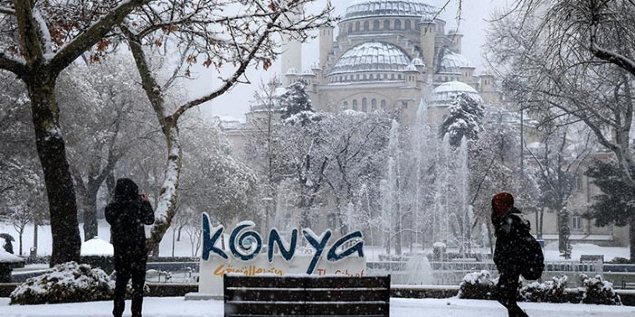 Konya'ya kar geliyor: Tarih verildi