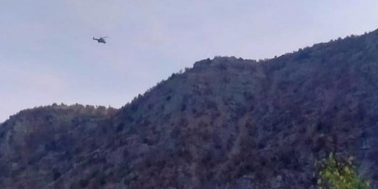 Konya'da kayalıklardan düştü: Helikopter havalandı