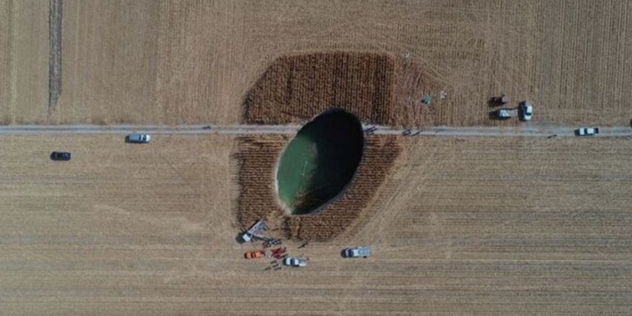 Konya'da korkutan olay! Volkanik gaz çıkışı görüldü