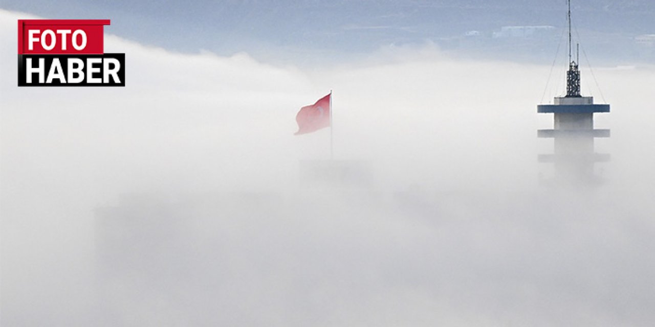 Ankara'dan sis manzaraları