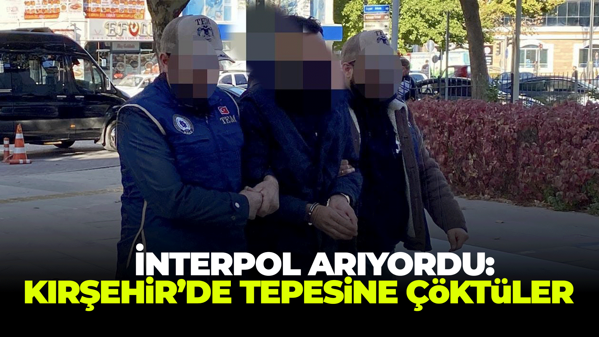 Interpol arıyordu: Kırşehir'de tepesine çöktüler!