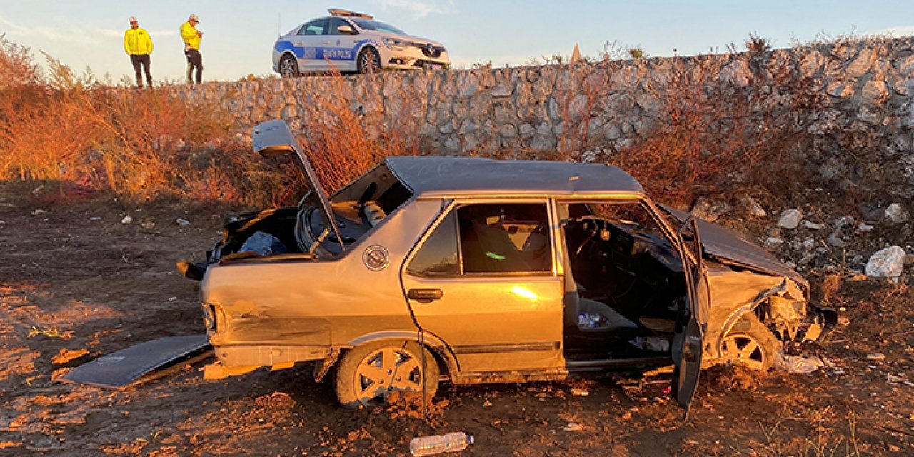 Manisa’da feci kaza! 3’ü çocuk 5 yaralı