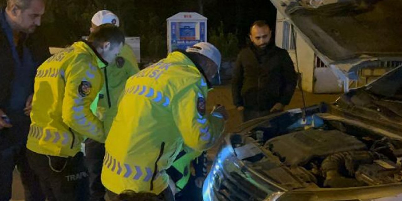 Denetim yaparken tesadüfen can kurtardılar