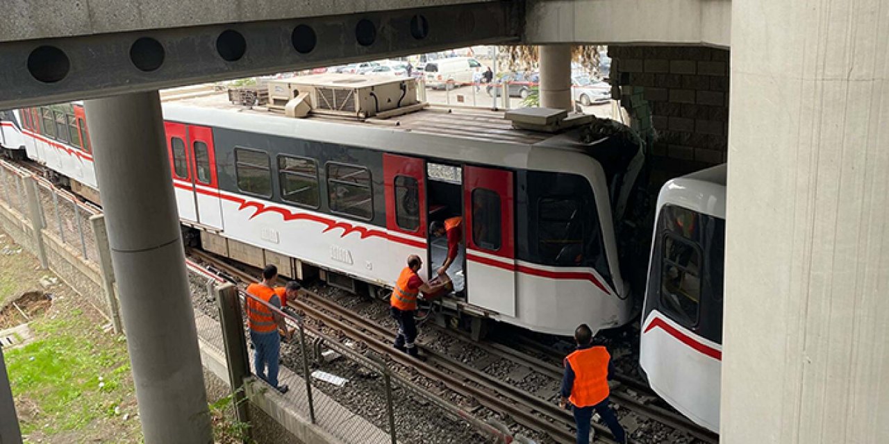 İzmir'de metro raydan çıktı: Faciadan dönüldü!