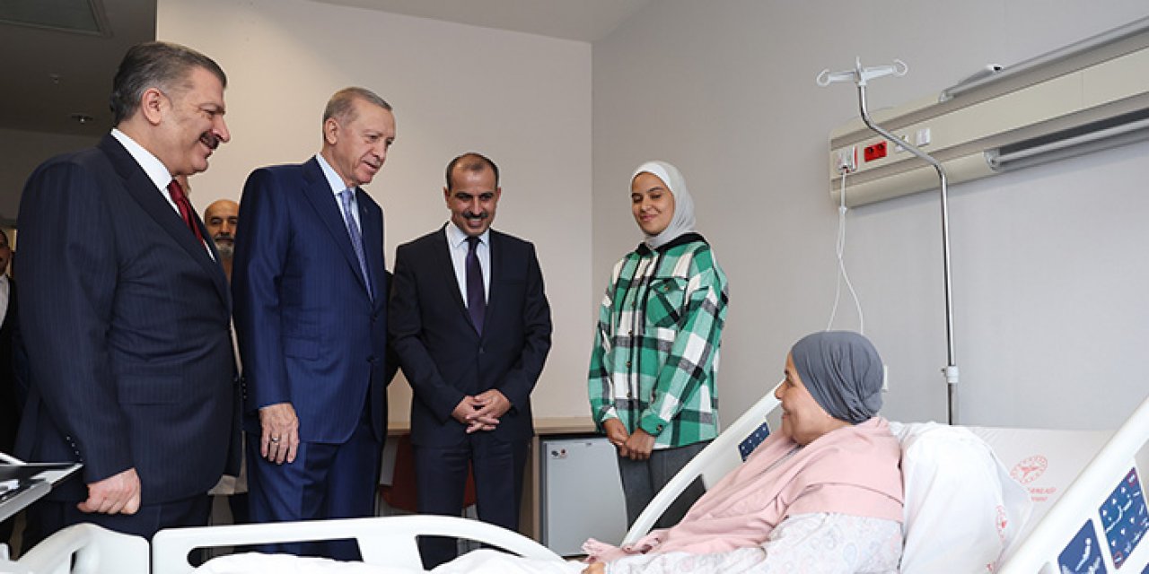 Cumhurbaşkanı Erdoğan Ankara’da: Gazze'den getirilen hastaları ziyaret etti!