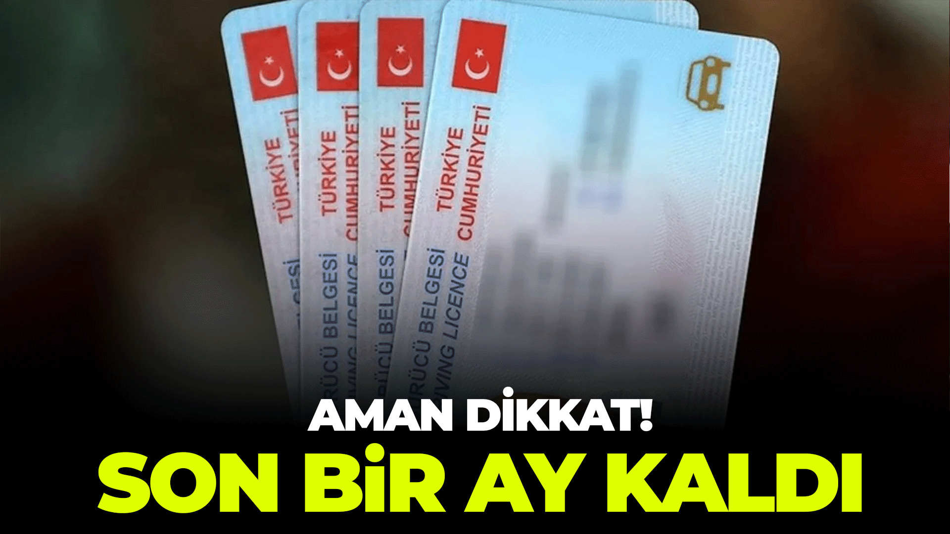 Son 1 ayınız kaldı aman dikkat!