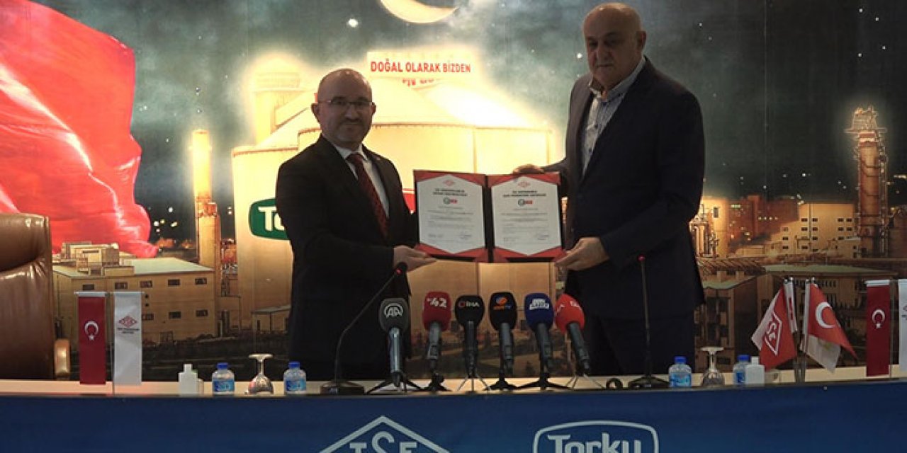 Konya Şeker o belgeye layık görüldü