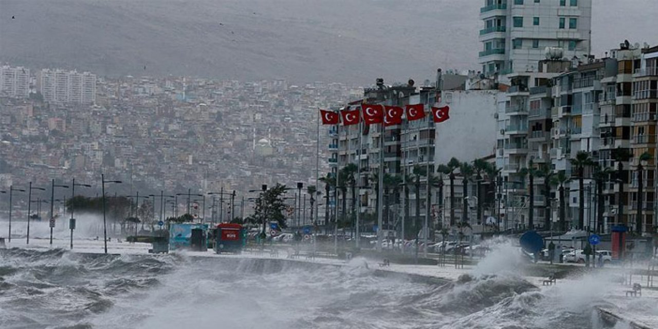 Dikkat! İzmir için fırtına uyarısı