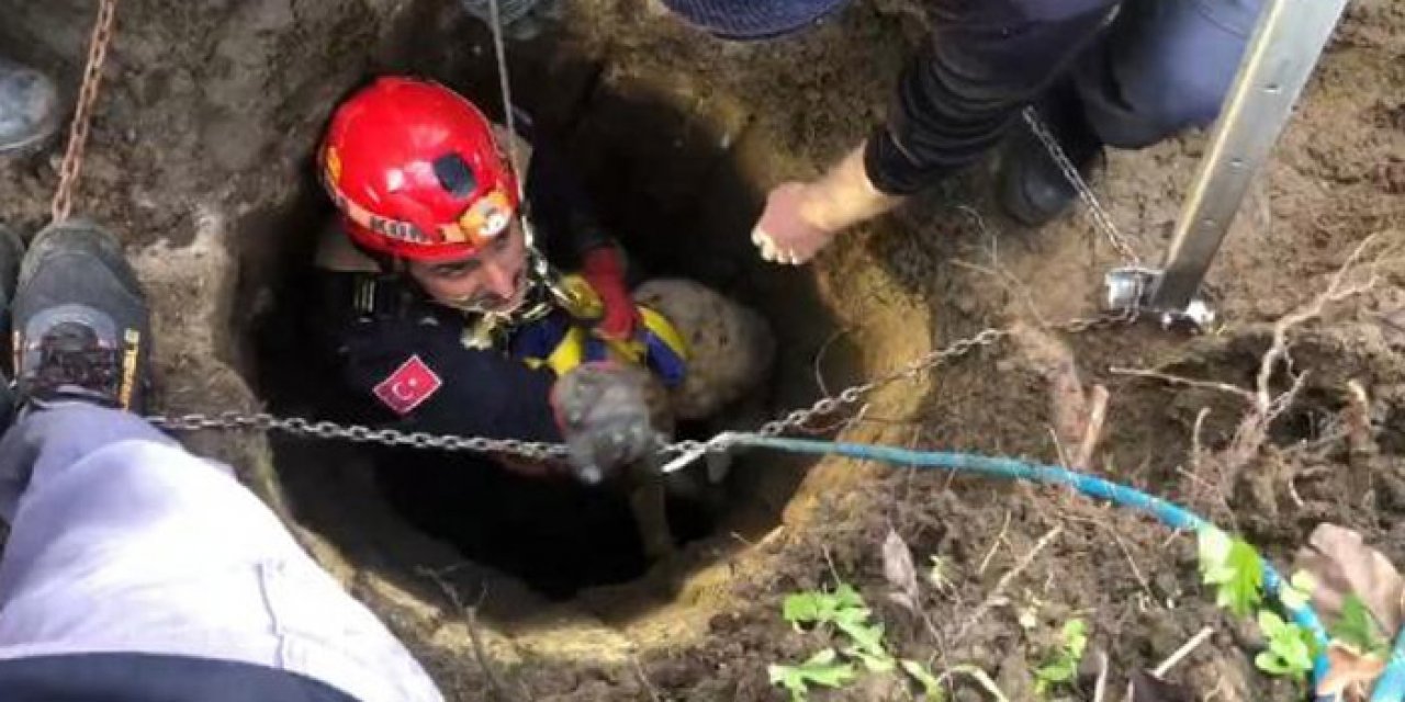 4 gün boyunca 15 metre derinliğindeki su kuyusunda mahsur kaldı