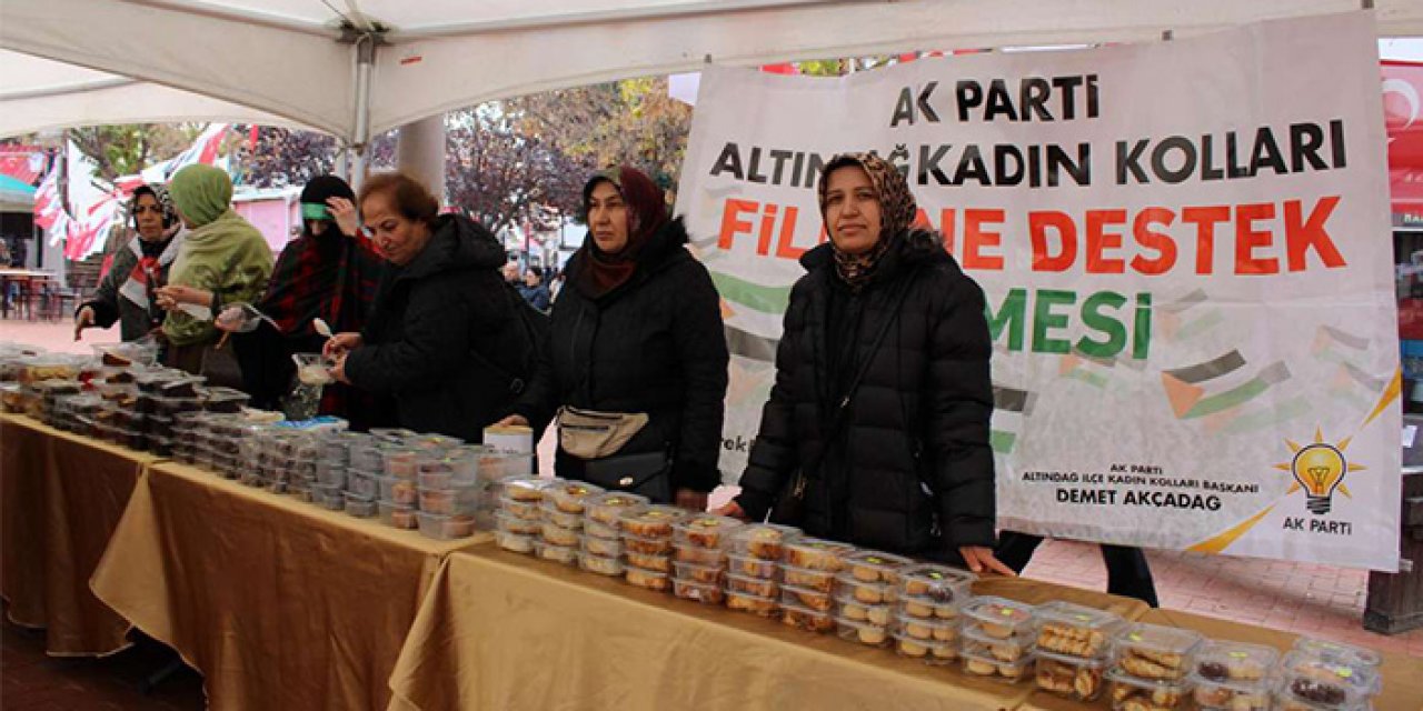 Hamamönü’nde Filistin için anlamlı kermes