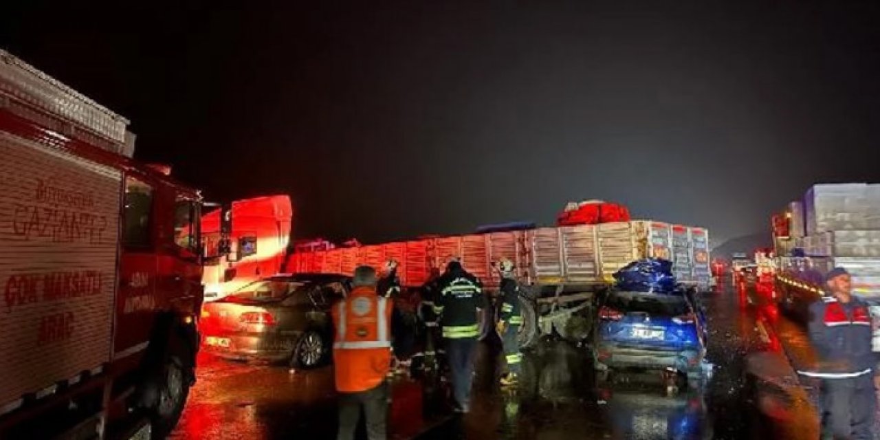 Nurdağı'nda TIR kazası: 1 ölü, 3 yaralı