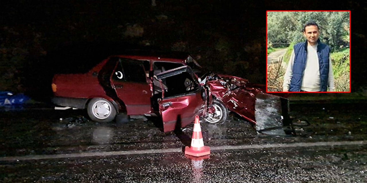 Otomobiller çarpıştı: 1 ölü 1 ağır yaralı