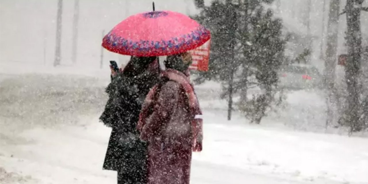 Etkili olan kar yağışı Bolu'da okulları tatil ettirdi