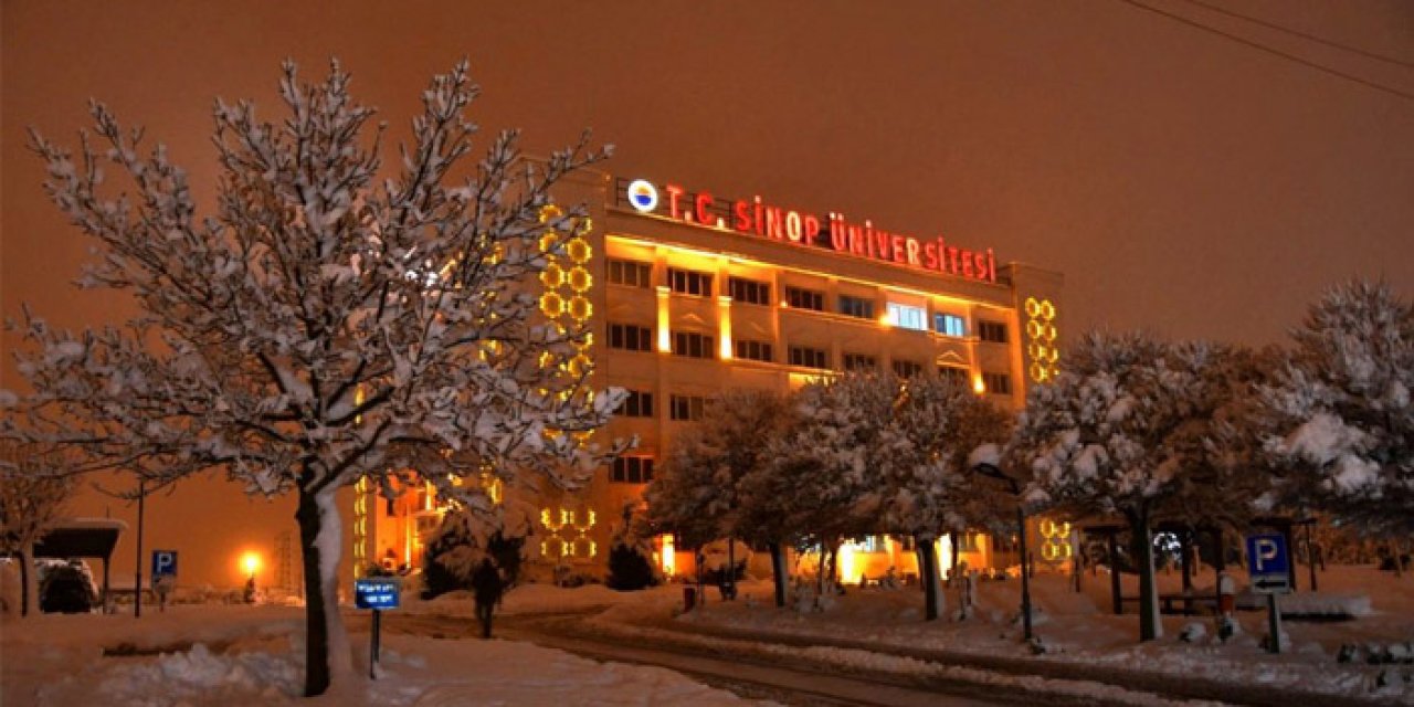 Sinop Üniversitesi'nde eğitime kar engeli!