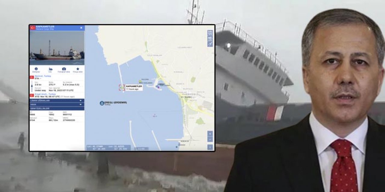 Kuru yük gemisi battı 12 mürettebat kayıp!