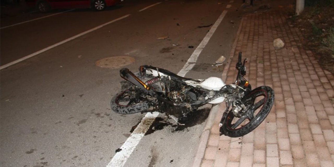 Konya'da motosiklet kazası: 1 yaralı