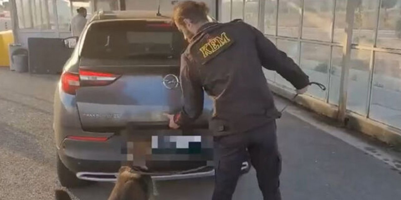 İzmir'de otomobilde büyük uyuşturucu operasyonu!