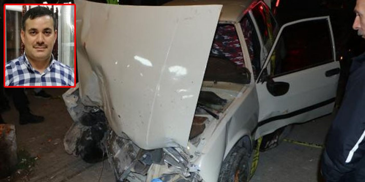 İş yerinin önünde habersizce oturuyordu: Kontrolden çıkan otomobil çarptı