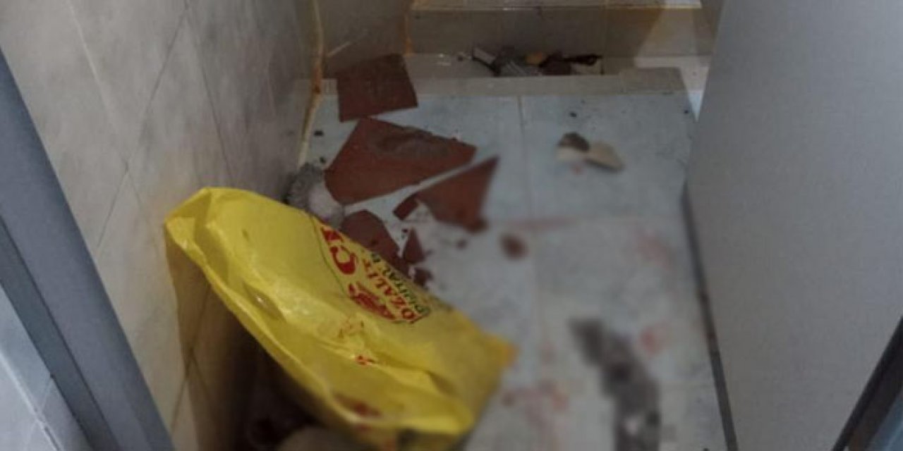 Konya'da KYK yurdunda şok olay: Duş alırken fayans düştü