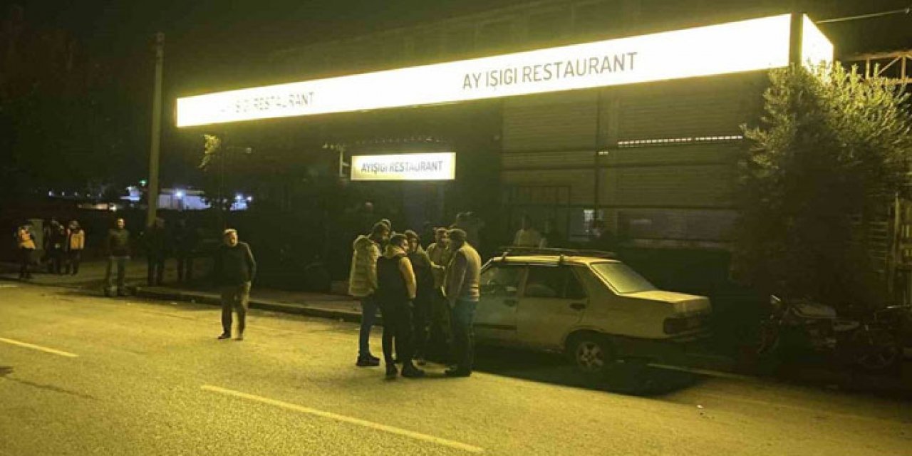 Restoranda silahlı çatışma: 1 ölü, 3 yaralı