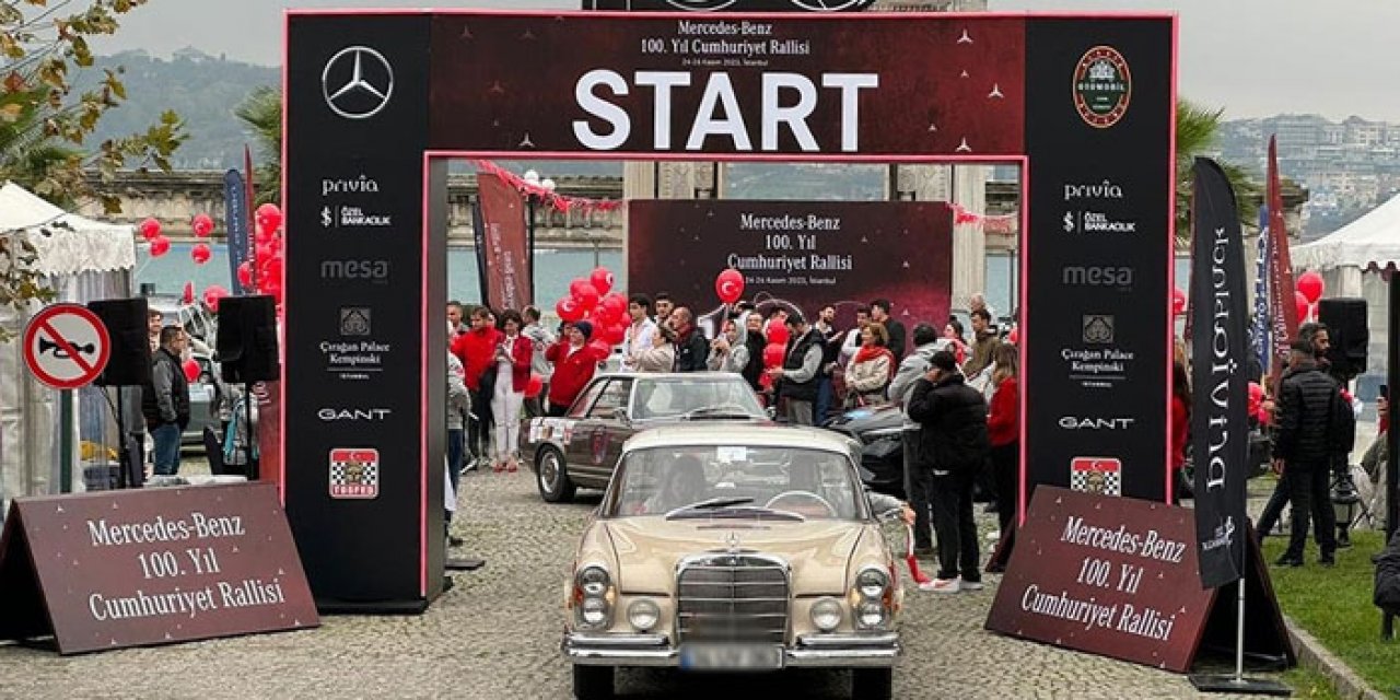 Mercedes-Benz 100. Yıl Cumhuriyet Rallisi İstanbul'da sevenleriyle buluştu