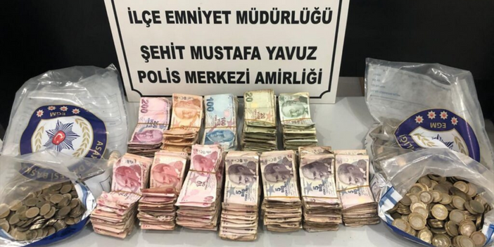 İzmir'de dilencilik yapan şüphelinin üzerinde çıkan para pes dedirtti!