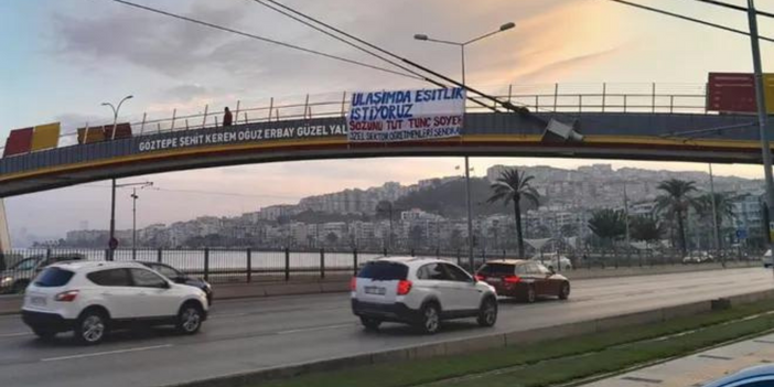 İzmir'de öğretmenlerden Tunç Soyer'e "ulaşım kartı" çağrısı!