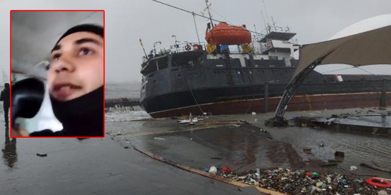Karaya oturan geminin mürettebatından kötü haber