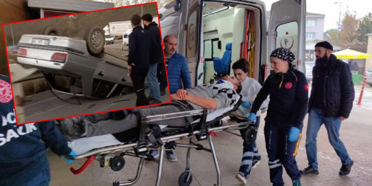 Defalarca takla attı; şans eseri hayatta kaldı