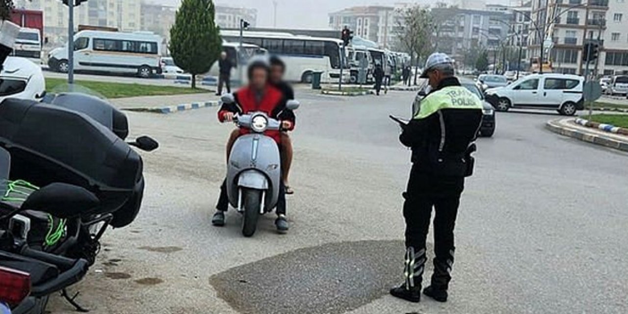 Manisa'da motosiklet denetimi: 314 bin lira ceza kesildi!