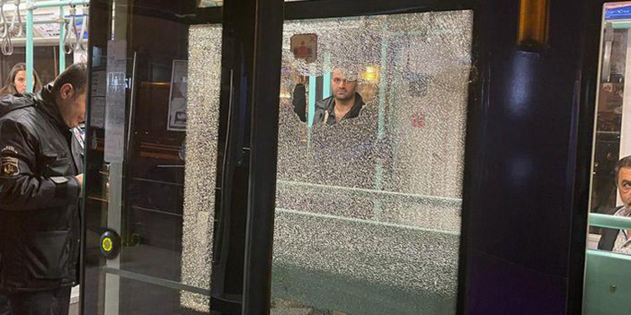 İstanbul'da tramvaya taşlı saldırı