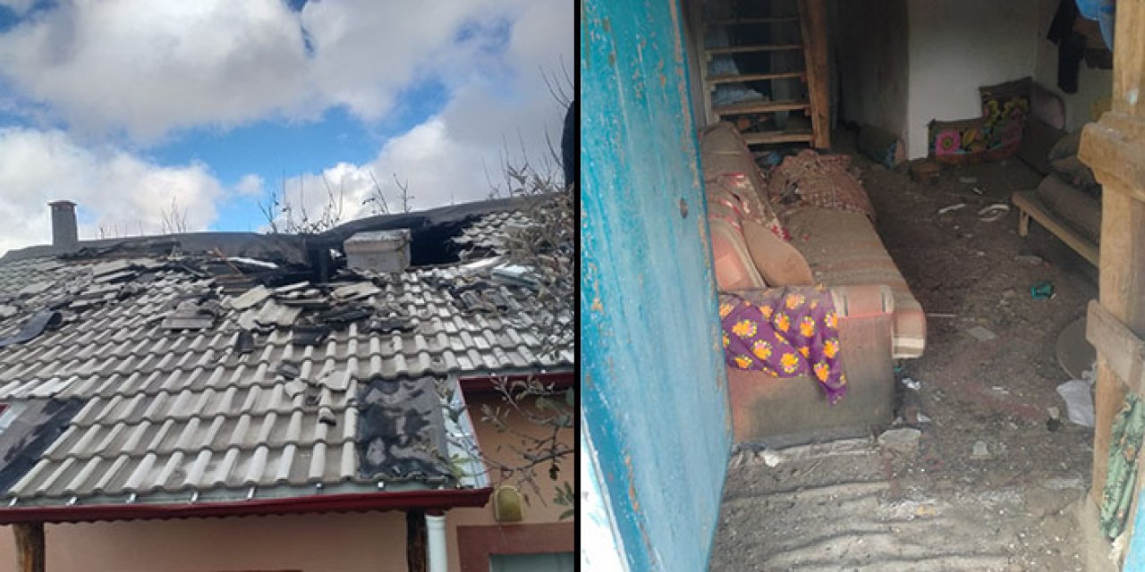 Fırtına ülke genelinde etkisini sürdürüyor: İki eve yıldırım düştü