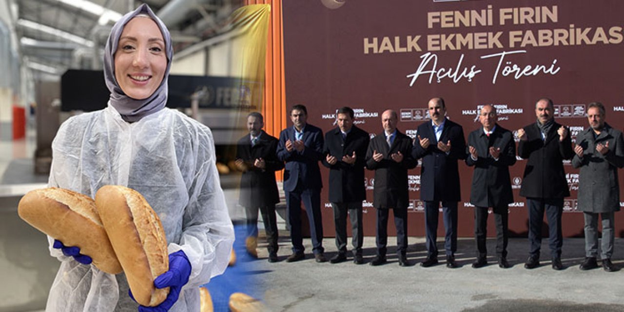 Konya'ya yeni ekmek fabrikası