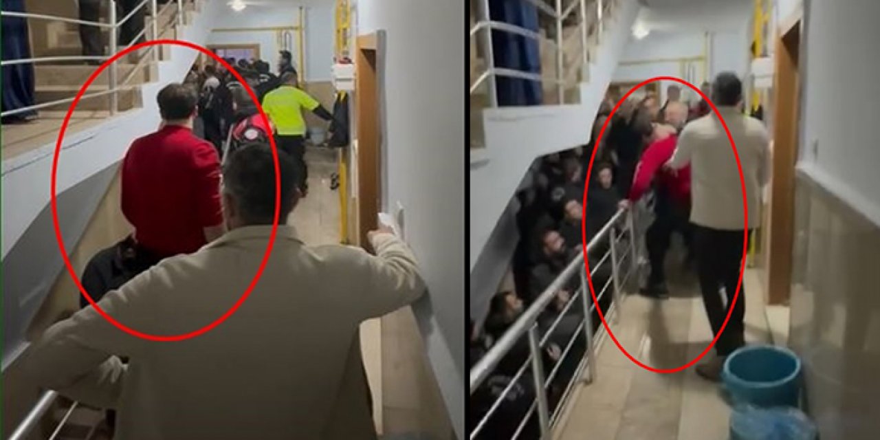 Ev sahibini dışarı atıp kapıyı kilitledi: Hırsızlık şüphelisini linçten polis kurtardı