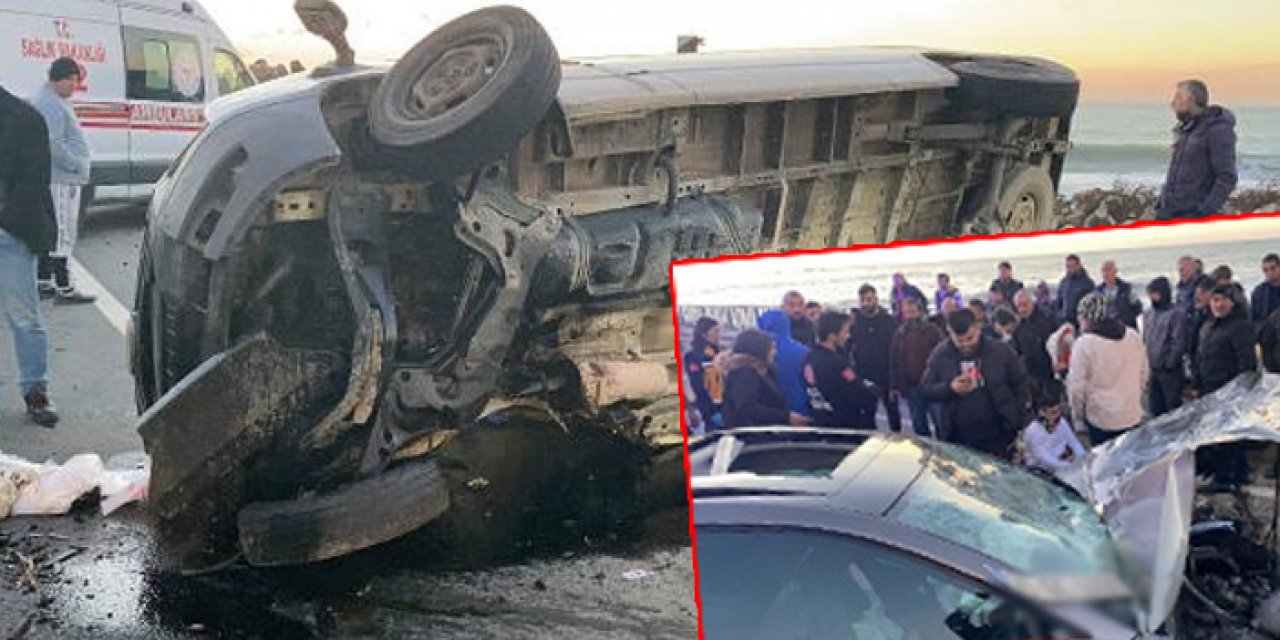 Otomobil minibüse çarptı: 2’si ağır 4 yaralı