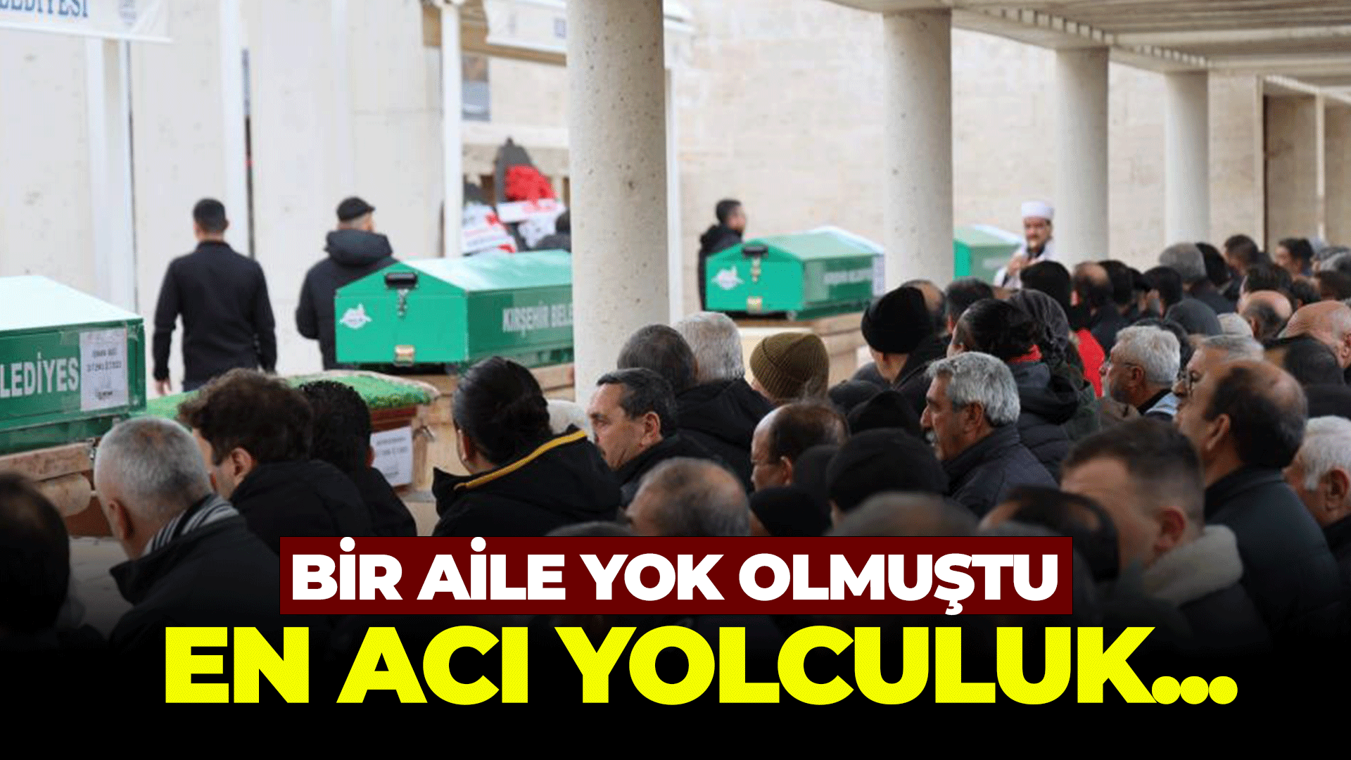 Kırşehir'de acı yolculuk...