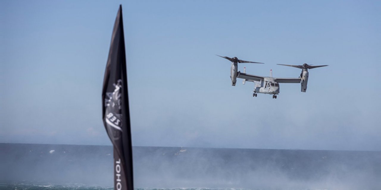 Japonya'da Amerikan uçağı düştü