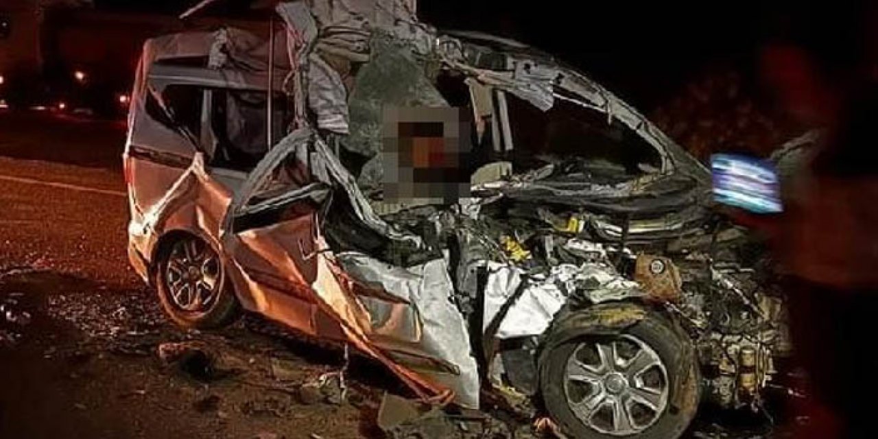 Diyarbakır'da ölümlü kaza! TIR’a arkadan çarptı