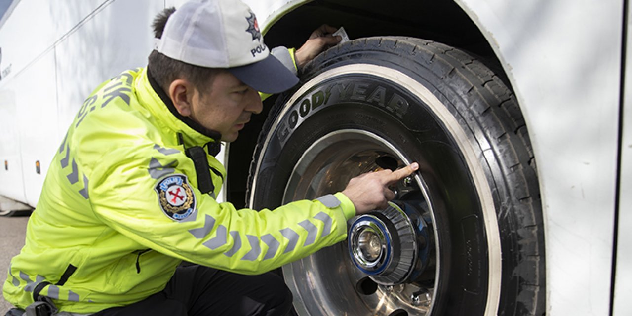 Ankara’da kış lastiği denetimi