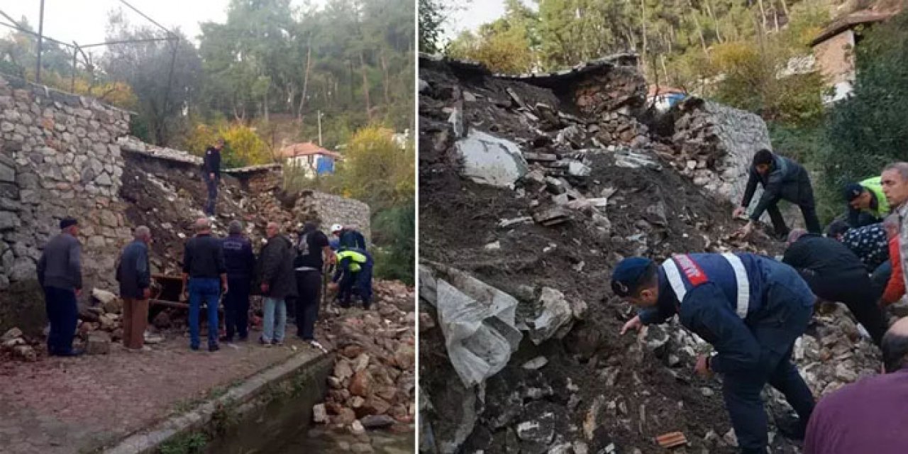 Antalya'da acı olay! 4 çocuğun üzerine istinat duvarı çöktü