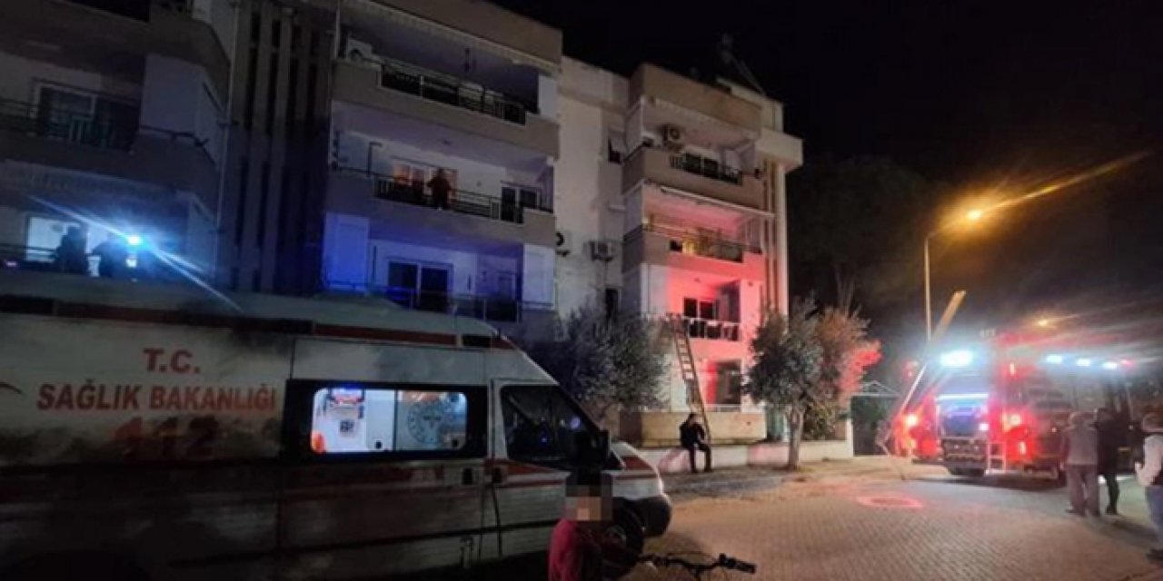 İzmir'de korkutan yangın: Yaşlı kadın ağır yaralandı!