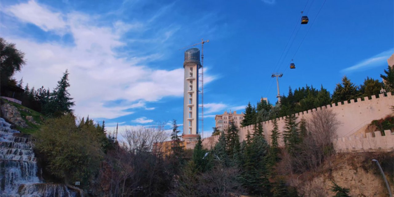 Cumhuriyet Kulesi'nden Keçiören manzarası